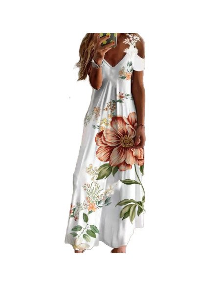 Mayoreo de ropa importada, moda plus vestido para dama - ID 43574
