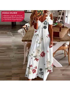 Mayoreo de ropa importada, moda plus vestido para dama - ID 43575 2