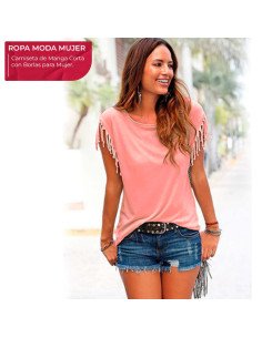Mayoreo de ropa importada, moda plus blusa para dama - ID 43579
