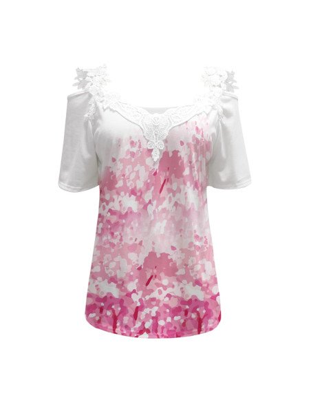 Mayoreo de ropa importada, moda plus blusa para dama - ID 43582