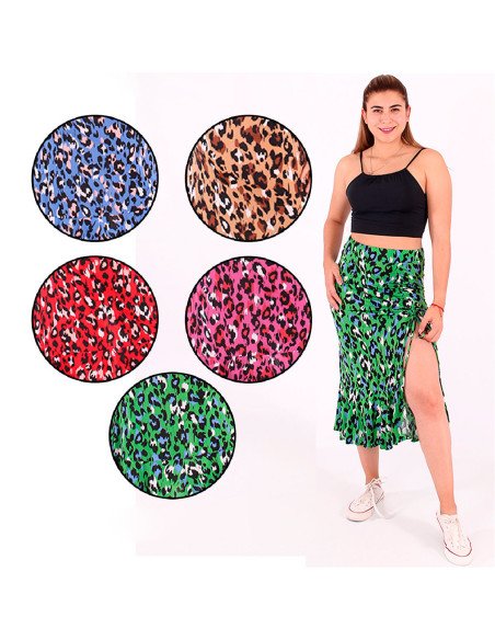 Falda estamapda para dama 10 piezas unitalla SK30 Moda lider ID 44984