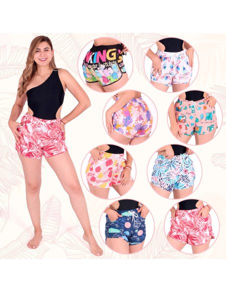 Shorts de playa para mujer al mayoreo en LHESH