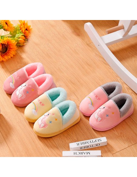 Pantuflas de Unicornio para niña al mayoreo en LHESH