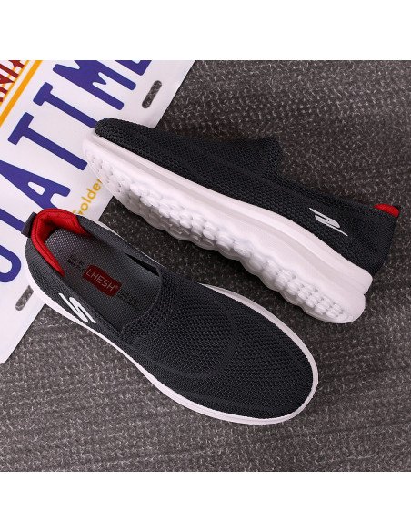 Tenis de inyección hombre al mayoreo ofrece LHESH - ID 44201 gris