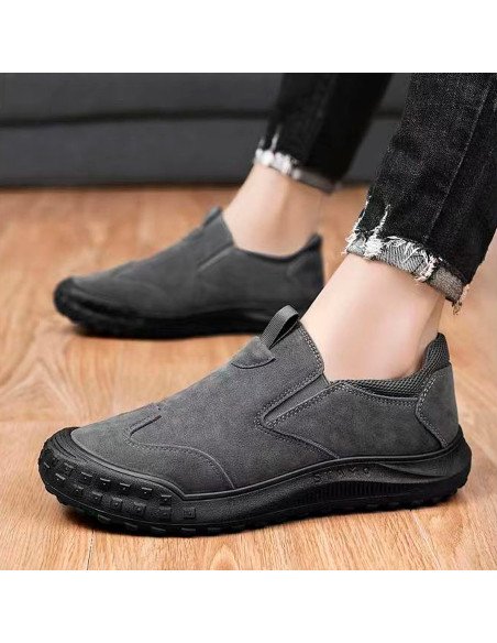 Calzado deportivo-casual para hombre al mayoreo ofrece LHESH - ID 45479 gris