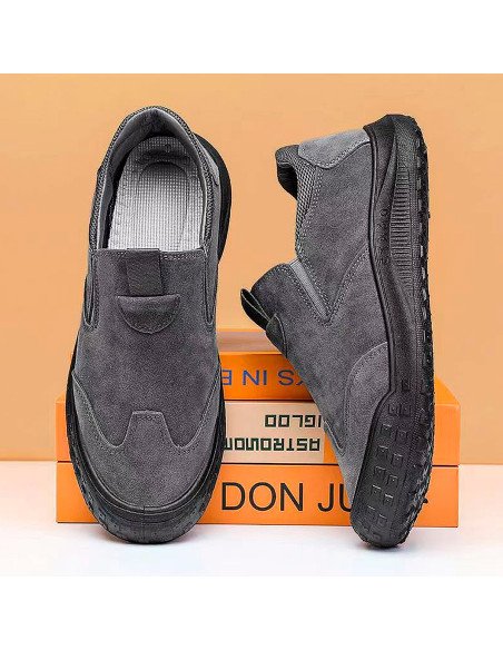 Calzado deportivo-casual para hombre al mayoreo ofrece LHESH - ID 45479 gris