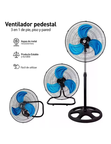 Compra Ventilador Pedestal 3 en 1 Mayoreo en LHESH
