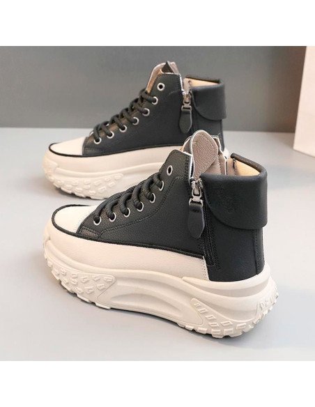 Tenis de inyección dama al mayoreo ofrece LHESH - ID 45376 negro/beige