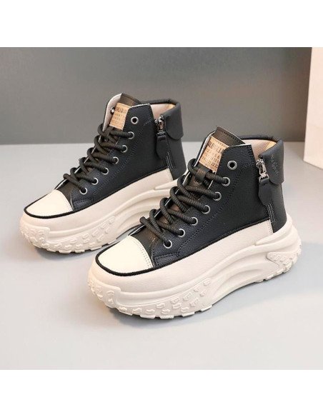 Tenis de inyección dama al mayoreo ofrece LHESH - ID 45376 negro/beige