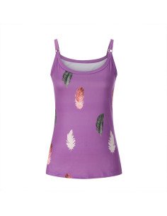 Moda plus blusa para dama al mayoreo ofrece LHESH – ID 45322 - morado 2