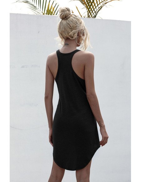 Vestido negro de tirantes Importado al mayoreo en LHESH