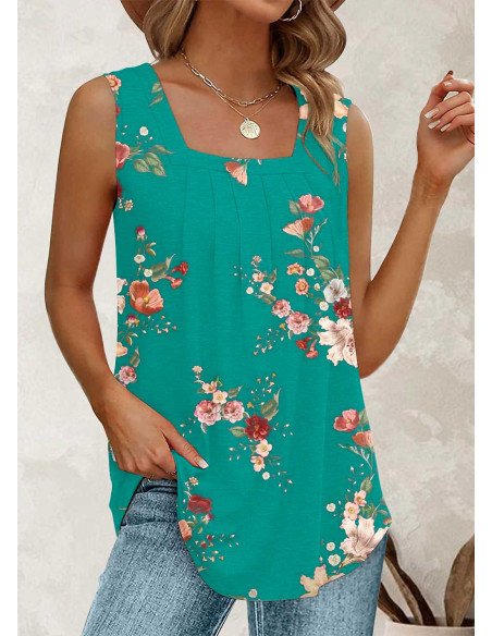 Blusa sin mangas para dama importada al mayoreo en LHESH