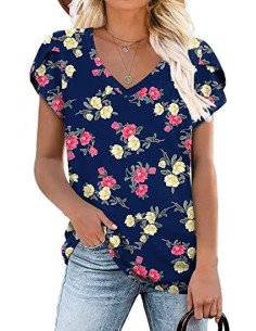 Blusa floral para dama Importada al mayoreo en LHESH