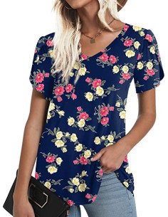 Blusa floral para dama Importada al mayoreo en LHESH 2