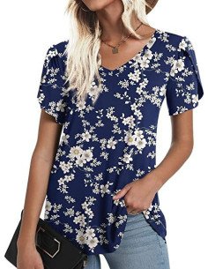 Blusa floral para dama Importada al mayoreo en LHESH 2