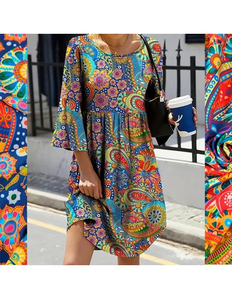 Moda plus vestido para dama al mayoreo ofrece LHESH, ID 45315