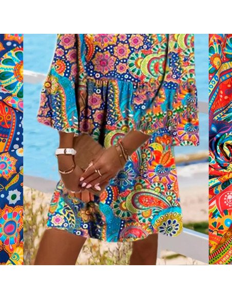 Moda plus vestido para dama al mayoreo ofrece LHESH, ID 45316