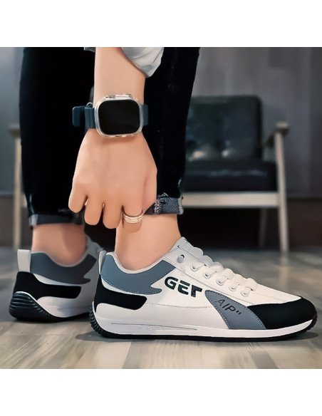 Tenis de inyección para hombre al mayoreo ofrece LHESH - ID 45735 blanco/gris