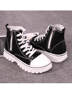 Botas urbanas de lona para dama al Mayoreo en LHESH 2