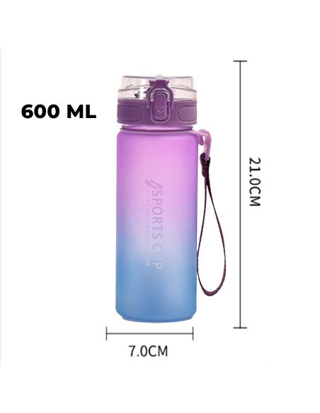 Botella deportiva ofrece LHESH al mayoreo - ID 46044 morado/azul