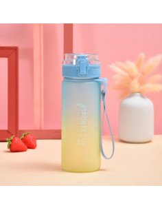 Botella deportiva ofrece LHESH al mayoreo - ID 46045 azul/amarillo