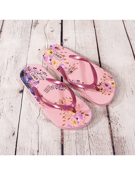 Sandalias de playa mujer con estampado al Mayoreo en LHESH