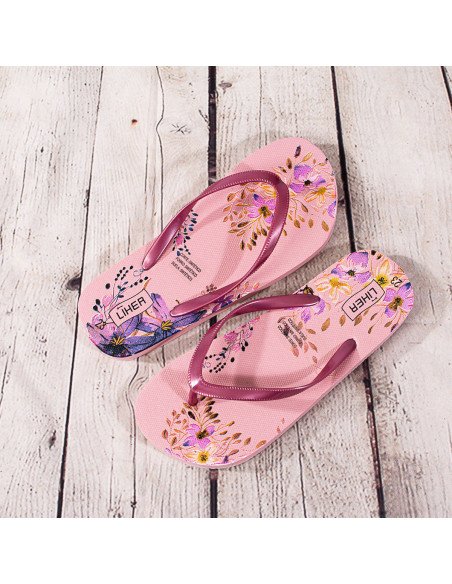 Sandalias de playa mujer con estampado al Mayoreo en LHESH