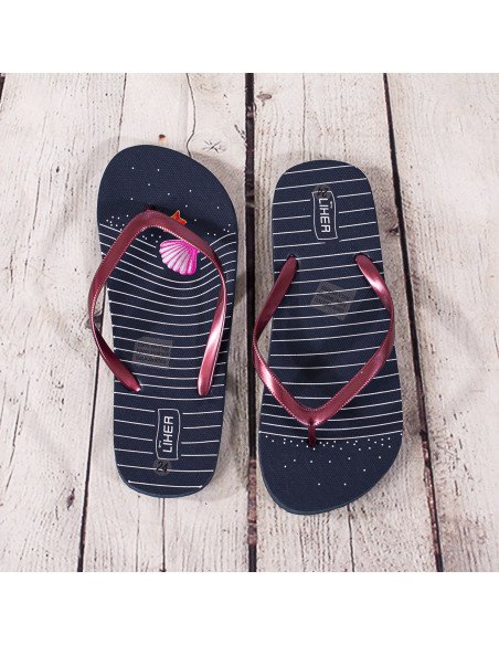 Sandalias de playa mujer con estampado al Mayoreo en LHESH