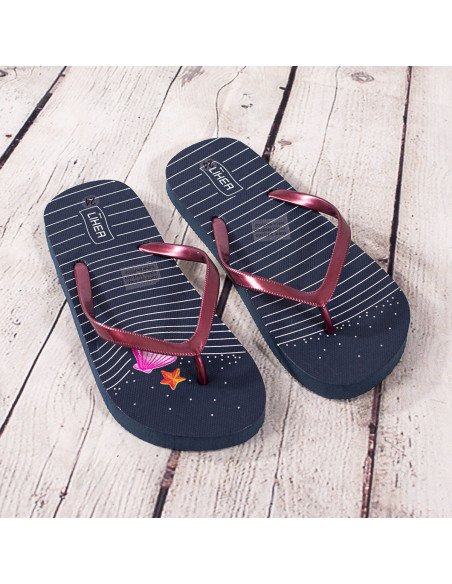 Sandalias de playa mujer con estampado al Mayoreo en LHESH
