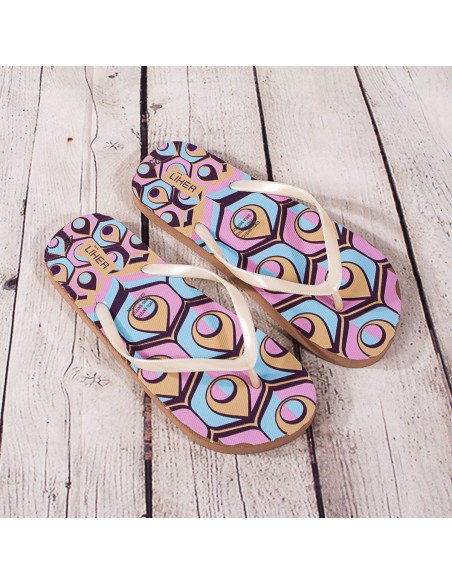 Sandalias de playa mujer con estampado al Mayoreo en LHESH