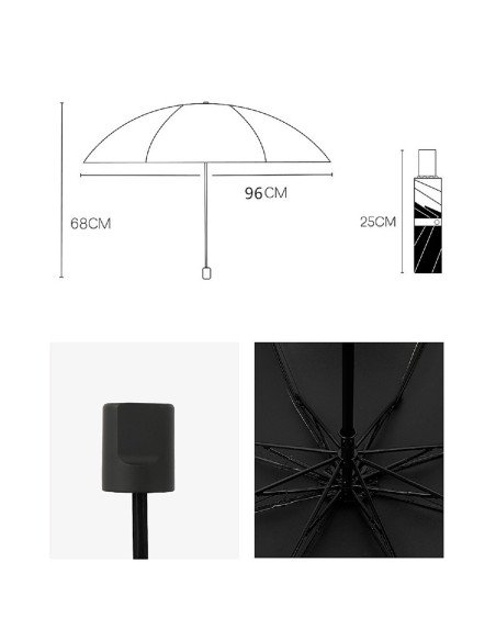 Sombrilla plegable con protección UV al mayoreo ofrece LHESH – ID 46039 rosa
