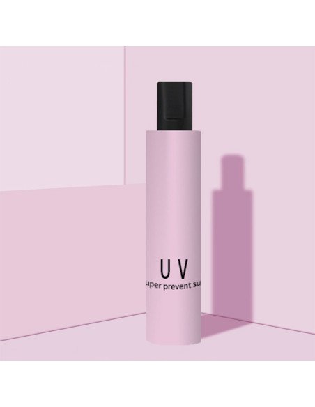 Sombrilla plegable con protección UV al mayoreo ofrece LHESH – ID 46039 rosa