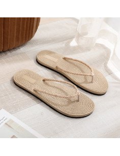 Sandalias de playa para mujer paja mayoreo en LHESH 2
