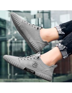 Tenis de inyección hombre al mayoreo ofrece LHESH - ID 46001 gris