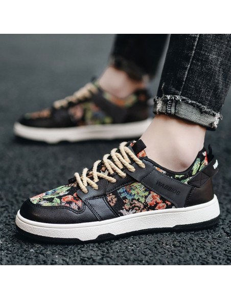 Tenis de inyección hombre al mayoreo ofrece LHESH - ID 46013 negro