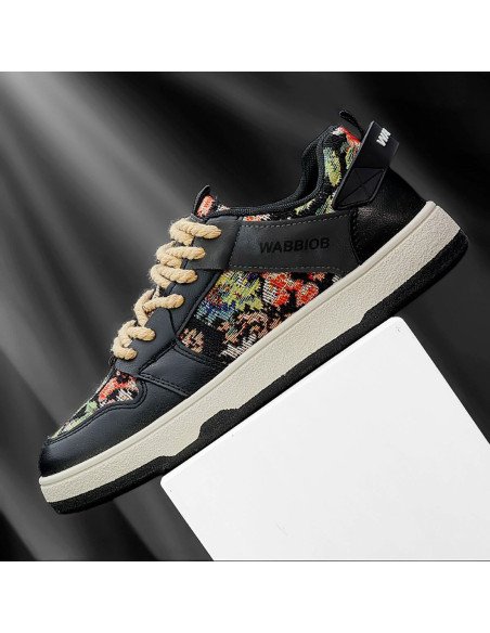 Tenis de inyección hombre al mayoreo ofrece LHESH - ID 46013 negro