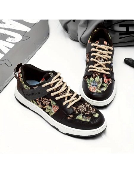 Tenis de inyección hombre al mayoreo ofrece LHESH - ID 46013 negro