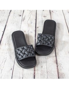 Sandalias de plástico para dama importadas al mayoreo en LHESH 2