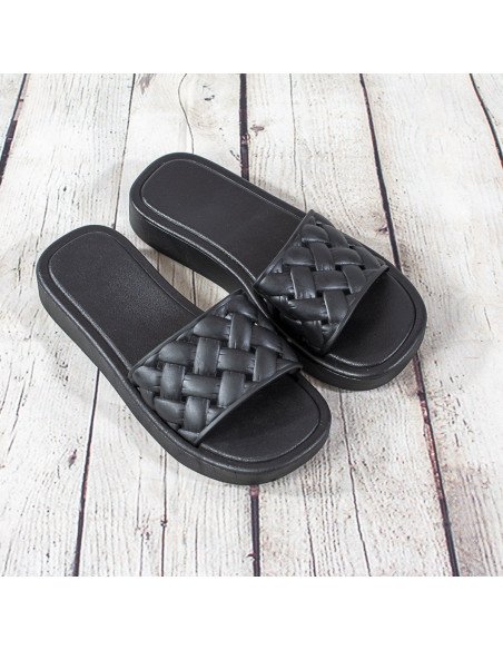 Sandalias de plástico para dama importadas al mayoreo en LHESH