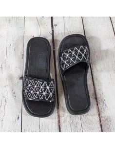 Sandalias de plástico para dama importadas al mayoreo en LHESH