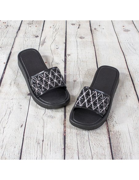 Sandalias de plástico para dama importadas al mayoreo en LHESH