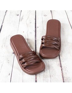 Sandalias de plástico para dama importadas al mayoreo en LHESH 2
