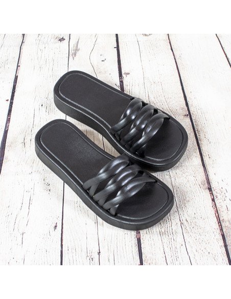 Sandalias de plástico para dama importadas al mayoreo en LHESH