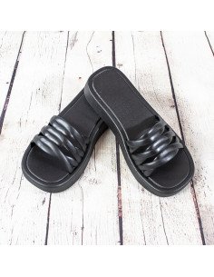 Sandalias de plástico para dama importadas al mayoreo en LHESH 2