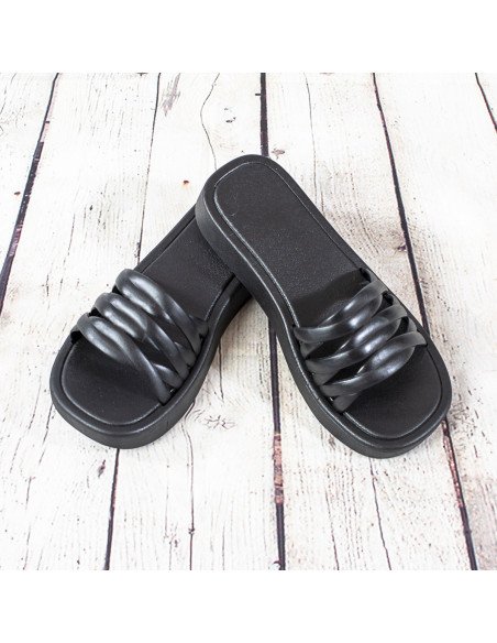 Sandalias de plástico para dama importadas al mayoreo en LHESH
