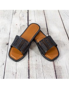 Sandalias de plástico para dama importadas al mayoreo en LHESH 2