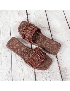Sandalias de plástico para dama importadas al mayoreo en LHESH 2