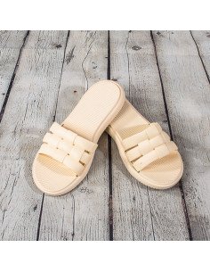 Sandalias de plástico para dama importadas al mayoreo en LHESH 2