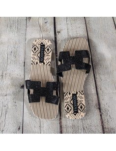 Sandalias de plástico para dama importadas al mayoreo en LHESH 2