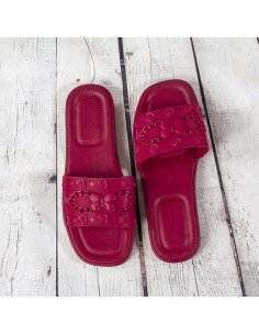 Sandalias de plástico para dama importadas al mayoreo en LHESH 2